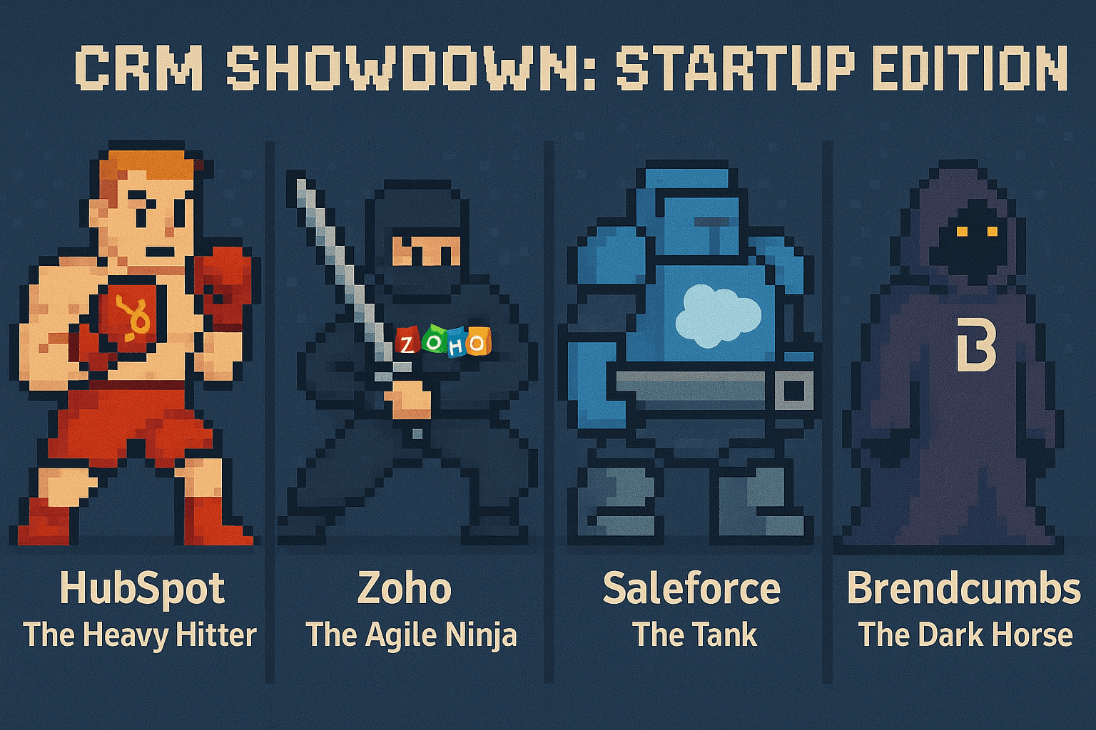 HubSpot vs Zoho vs vs Salesforce vs Breadcrumbs : What is Right for Your First 100 Leads?